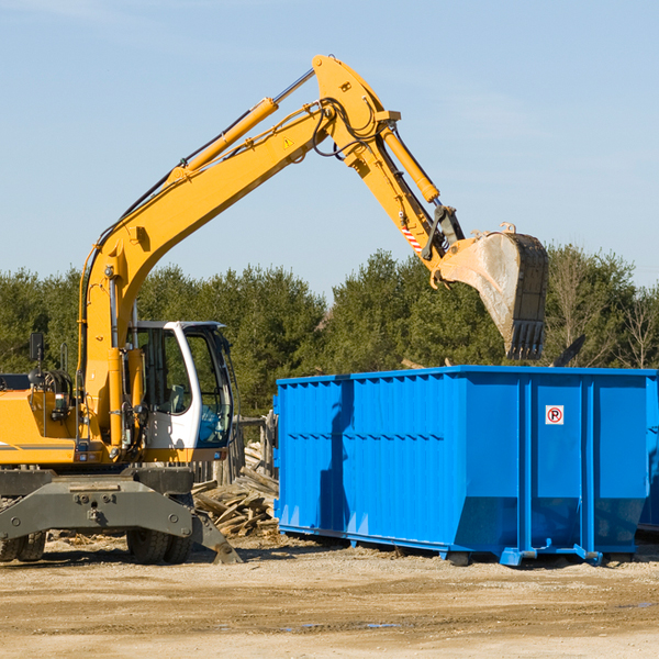 are there any restrictions on where a residential dumpster can be placed in Crandon WI